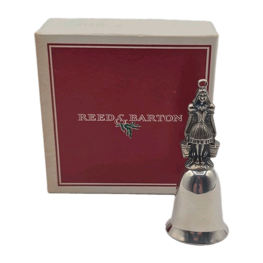 Vintage Reed & Barton 12 Days of Christmas Bell Maid Silver Plated U251